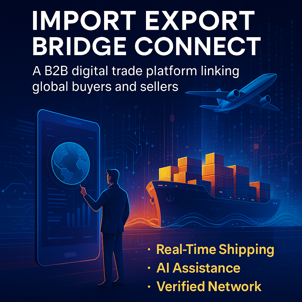 Verified exporters use Trade Bridge Connect™ by High Business International™ to connect with real buyers, respond to RFQs, and manage international trade within a secure B2B ecosystem.