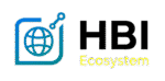 "HBI Ecosystem™ Logo: Interconnected circles symbolizing global trade, technology, and collaboration