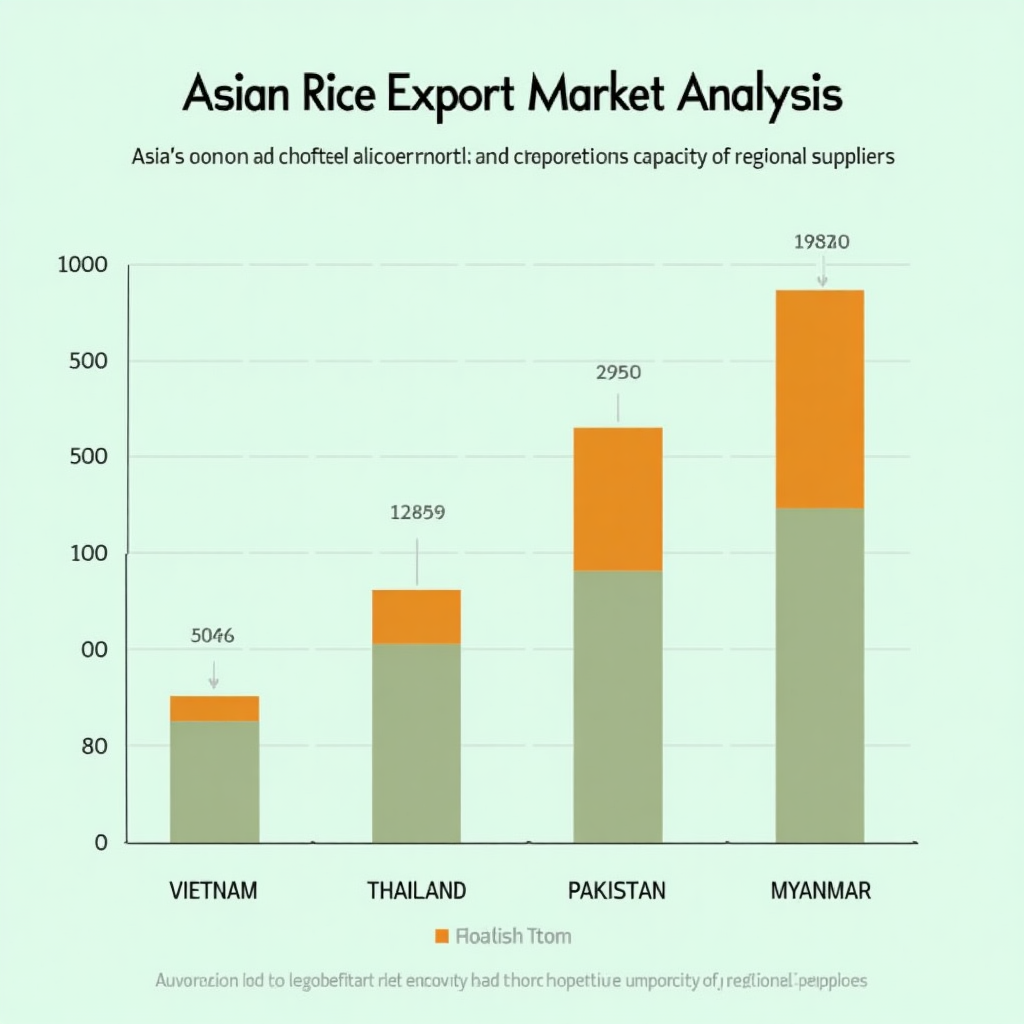 Asian Rice Export Market Analysis (Million Tons)
